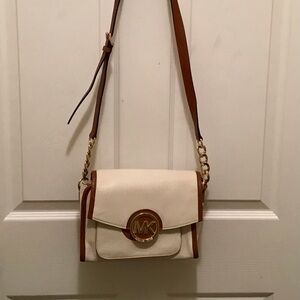 Michael Kors crossgrain leather crossbody handbag